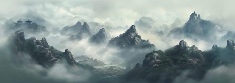 中国元素传统古典风格风景背景,插画/手绘图,插画/手绘图库,插画/手绘图下载,插画/手绘